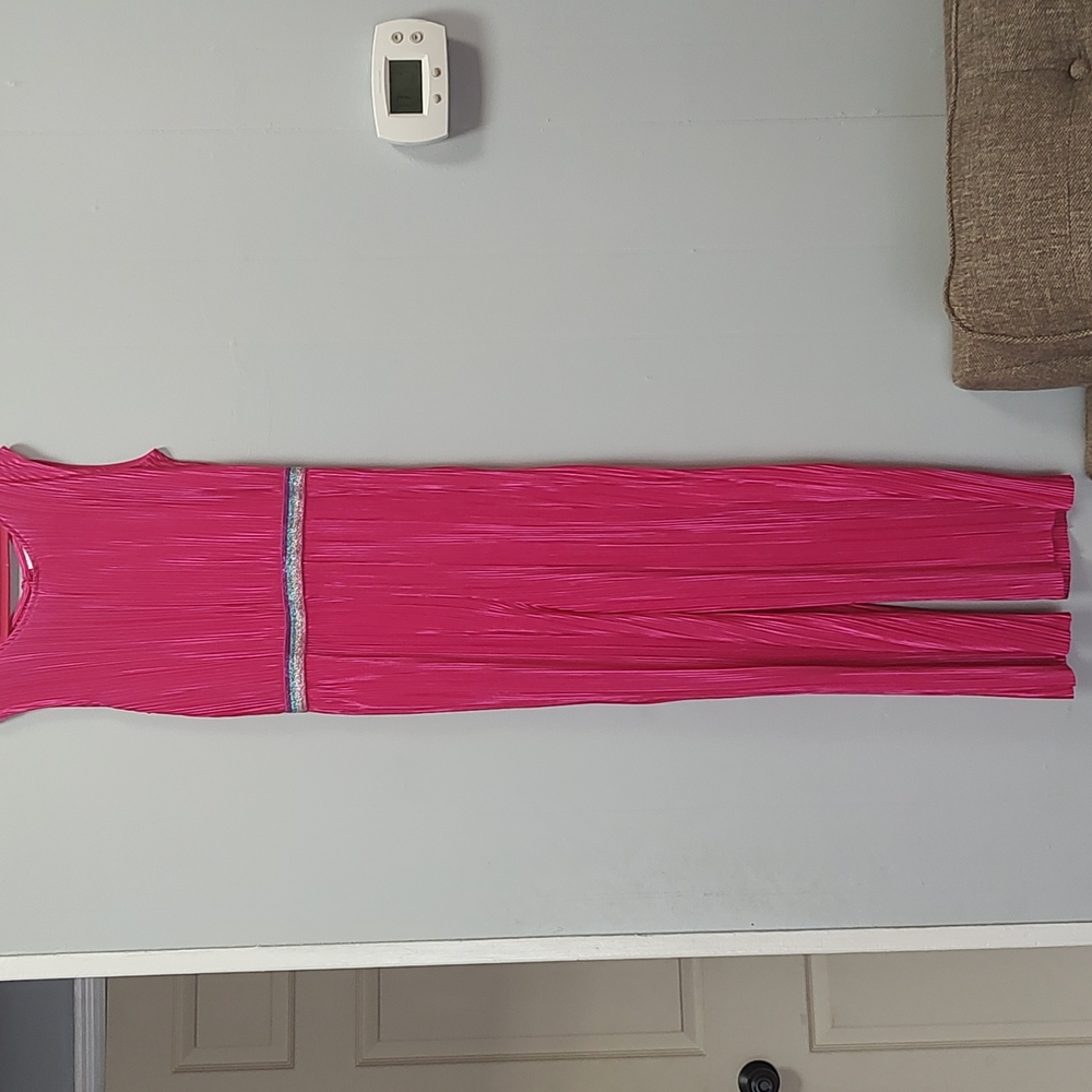 Pink Flowy Jumpsuit
